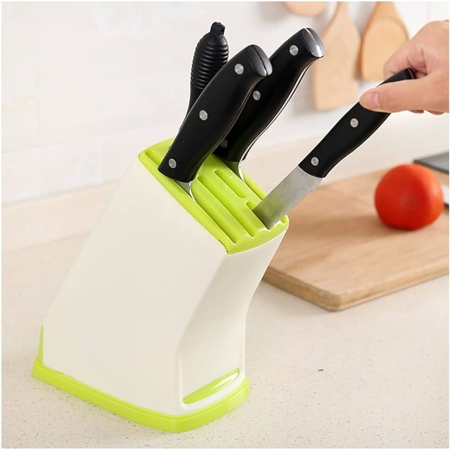 Plastic Kitchen Knife Holder Rack, Multifunctional Knife Holder Rack, Durable Plastic Multifunctional Cutlery Holder Plastic Kitchen Knife Holder Rack, Multifunctional Knife Holder Rack, Durable Plastic Multifunctional Cutlery Holder
